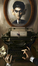 Cartoon: Franz Kafka (small) by Jeff Stahl tagged franz,kafka,literature,caricature,illustration,writer,jeff,stahl,freelance