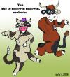 Cartoon: cows (small) by Lutz-i tagged cows,kühe