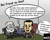 Cartoon: Bei Freud zu Gast - Mubarak (small) by VokkoV tagged siegmund freud mubarak ägypten politik hosni