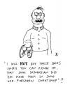 Cartoon: Mr. Misanthropy buys shoes (small) by Jani The Rock tagged misanthropy,shoes,sweatshop