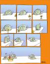 Cartoon: Slow drink... (small) by BONIL tagged snail,drink,animal,friendship,bonil