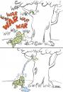 Cartoon: WAR and PEACE... (small) by BONIL tagged war peace bonil