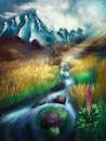 Cartoon: Mühle - Mill (small) by alesza tagged mill mühle landscape nature concept painting digital illustration environment mountain river water light