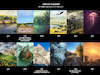 Cartoon: My Art Summary 2018 (small) by alesza tagged digital painting art illustration landscape nature my summary 2018 photography