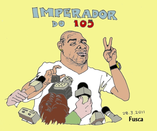 Cartoon: Adriano The Emperor (medium) by Fusca tagged government,alliance,crime,drug,regime,terror,red,corruption