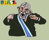 Cartoon: Lula da Silva the god of Brazil (small) by Fusca tagged lucas,gospel,lula