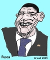 Cartoon: Thank you Obama (small) by Fusca tagged chavists,autocracies,latrocracy,lula,chavez,corruption,terrorism