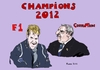 Cartoon: World Champions 2012 (small) by Fusca tagged vettel,f1,luladasilva,corruption,brazil,latrocracy,dictatorship