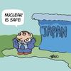 Cartoon: Tsunami on Italiy nuclear debate (small) by fragocomics tagged tsunami japan nuclear debate disaster fallout day after berlusconi italy prime minister international politics