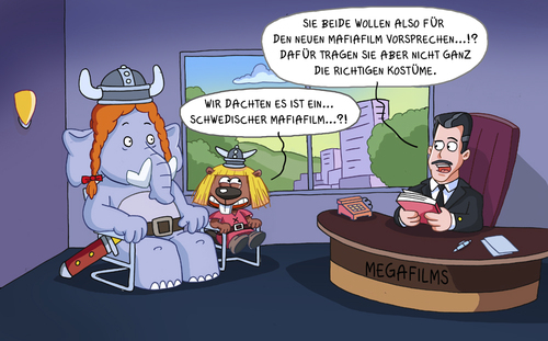 Cartoon: mafiafilm (medium) by ChristianP tagged mafiafilm