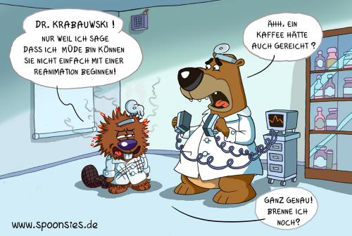 Cartoon: Wiederbelebung (medium) by ChristianP tagged wiederbelebung