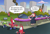Cartoon: alien invasion (small) by ChristianP tagged alien,invasion