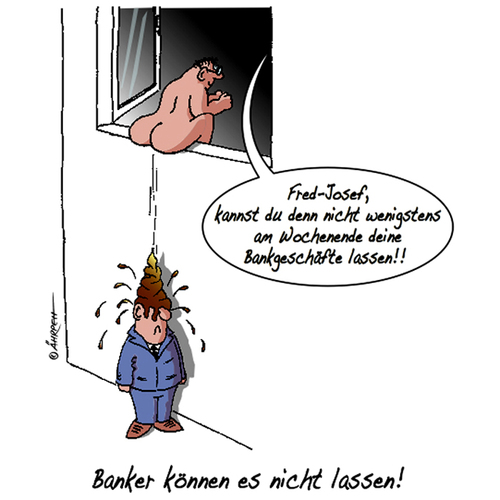 Cartoon: Banker!!! (medium) by rpeter tagged bank,beratung,bankgeschäfte,banker