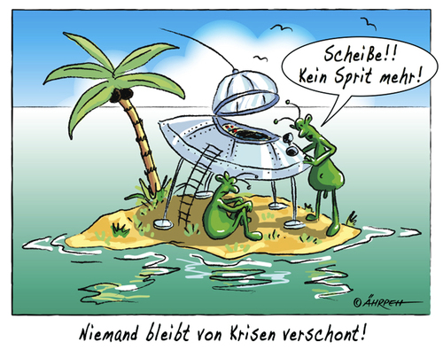 Cartoon: Energiekrise (medium) by rpeter tagged außerirdische,all,insel,inselwitz,krise