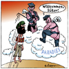 Cartoon: Dumm gelaufen (small) by rpeter tagged sex,selbstmordattentäter,paradies,gay,bombe,koran,prophet