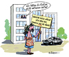 Cartoon: Klofrau (small) by rpeter tagged klofrau,entlassung,toilette,direktor,frau