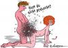 Cartoon: Körperhygiene (small) by rpeter tagged sex,fliegen,mann,frau,nackt