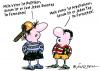Cartoon: Mein Vater... (small) by rpeter tagged vater jungen politiker arbeitslos fernsehen