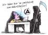 Cartoon: Neulich bei der Arbeitsagentur (small) by rpeter tagged arbeitsamt,tod