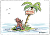 Cartoon: Ohne Worte (small) by rpeter tagged palme,insel,inselwitz,heim,trautes