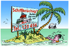Cartoon: Service (small) by rpeter tagged schiffbruch,meer,schiff,insel