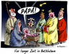Cartoon: Wie es damals wirklich war... (small) by rpeter tagged bethlehem,krippe,jesus,maria,josef,könige,stern,weihnachten