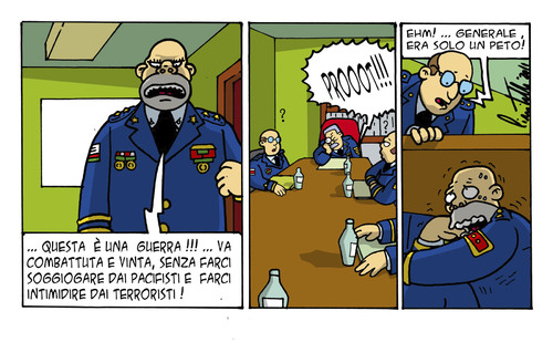 Cartoon: Generali Coraggiosi (medium) by ignant tagged guerre,militari,comic,strip