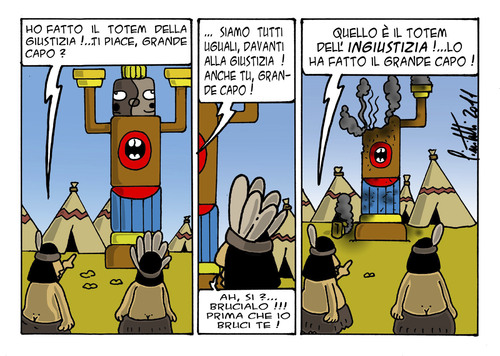 Cartoon: Totem 4 (medium) by ignant tagged comic,strip,cartoon,humor