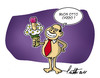 Cartoon: 8 cazzo (small) by ignant tagged marzo,festa,della,donna,humor,berlusconi,cartoon