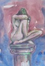 Cartoon: Nude 2 (small) by boa tagged painting,color,oil,boa,romania,painter,landscape