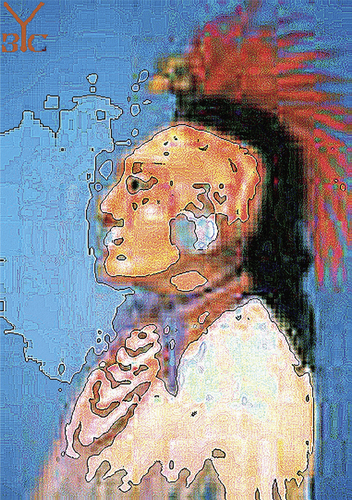 Cartoon: Chieftain Reservation (medium) by Zoran Spasojevic tagged serbia,kragujevac,zoran,graphics,portrait,spasojevic,paske,man,digital