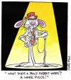 Cartoon: bunny comedian (small) by fieldtoonz tagged gag,cartoon