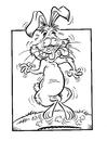 Cartoon: Mad march hare! (small) by fieldtoonz tagged hare,march,mad