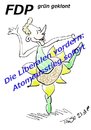 Cartoon: Grün geklont (small) by TomSe tagged atomausstieg