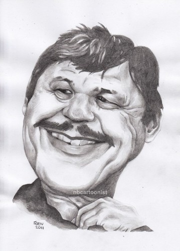 Cartoon: Charles Bronson (medium) by Joen Yunus tagged caricature,pencil,movie,hollywood,actor,celebrities,charles,bronson