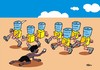 Cartoon: water for everyone (small) by Joen Yunus tagged cartoon,water,africa,freedom