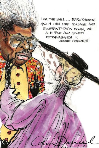 Cartoon: Don King caricature (medium) by Colin A Daniel tagged don,king,caricature,colin,daniel