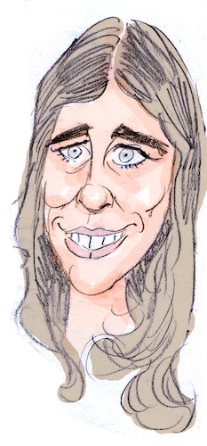 Cartoon: Sian Barbara Allen caricature (medium) by Colin A Daniel tagged sian,barbara,allen,caricature,colin,daniel