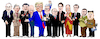 Cartoon: 2025 global politicians frieze (small) by Colin A Daniel tagged 2025,global,politicians,frieze