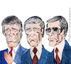 Cartoon: Christopher George caricature (small) by Colin A Daniel tagged christopher,george,caricature,1980,cartoon,drawing