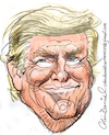 Cartoon: Donald Trump caricature (small) by Colin A Daniel tagged donald,trump,caricature