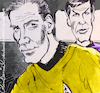Cartoon: Leonard Nimoy caricature (small) by Colin A Daniel tagged leonard,nimoy,caricature