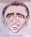 Cartoon: MacDonald Carey caricature (small) by Colin A Daniel tagged macdonald,carey,caricature,drawing,cartoon