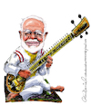 Cartoon: Narendra Modi caricature (small) by Colin A Daniel tagged narendra,modi,caricature,cartoon,drawing