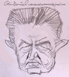 Cartoon: Robert Burton caricature (small) by Colin A Daniel tagged robert,burton,caricature