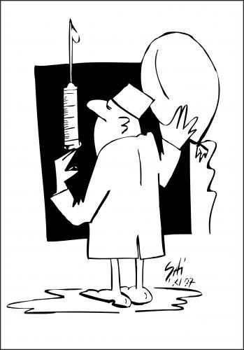 Cartoon: doctor (medium) by SAI tagged doctor,medical