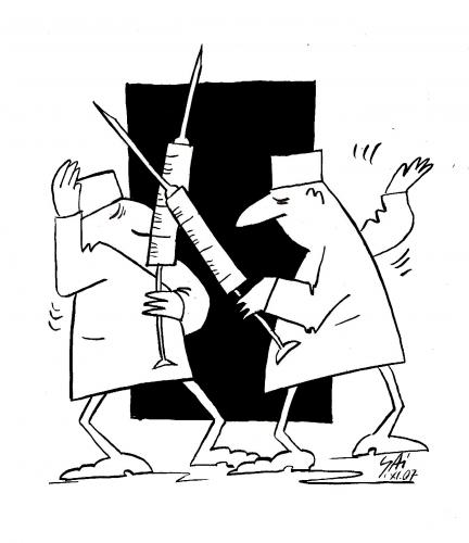 Cartoon: doctor (medium) by SAI tagged medical,doctor