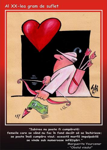 Cartoon: the 20-th gram of soul (medium) by SAI tagged love