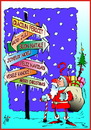 Cartoon: Merry Christmas (small) by SAI tagged merry christmas feliz navidad buon natale craciun fericit joyeux noel
