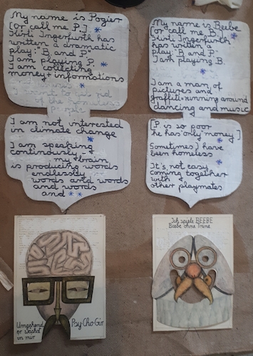 Cartoon: B und P (medium) by kirti ingerfurth tagged theater